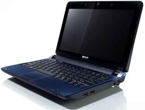 Acer Aspire One D250 netbook with Google Android